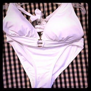 Michael Kors white bikini